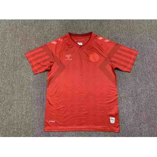 Denmark Nike  Men Red Jersey